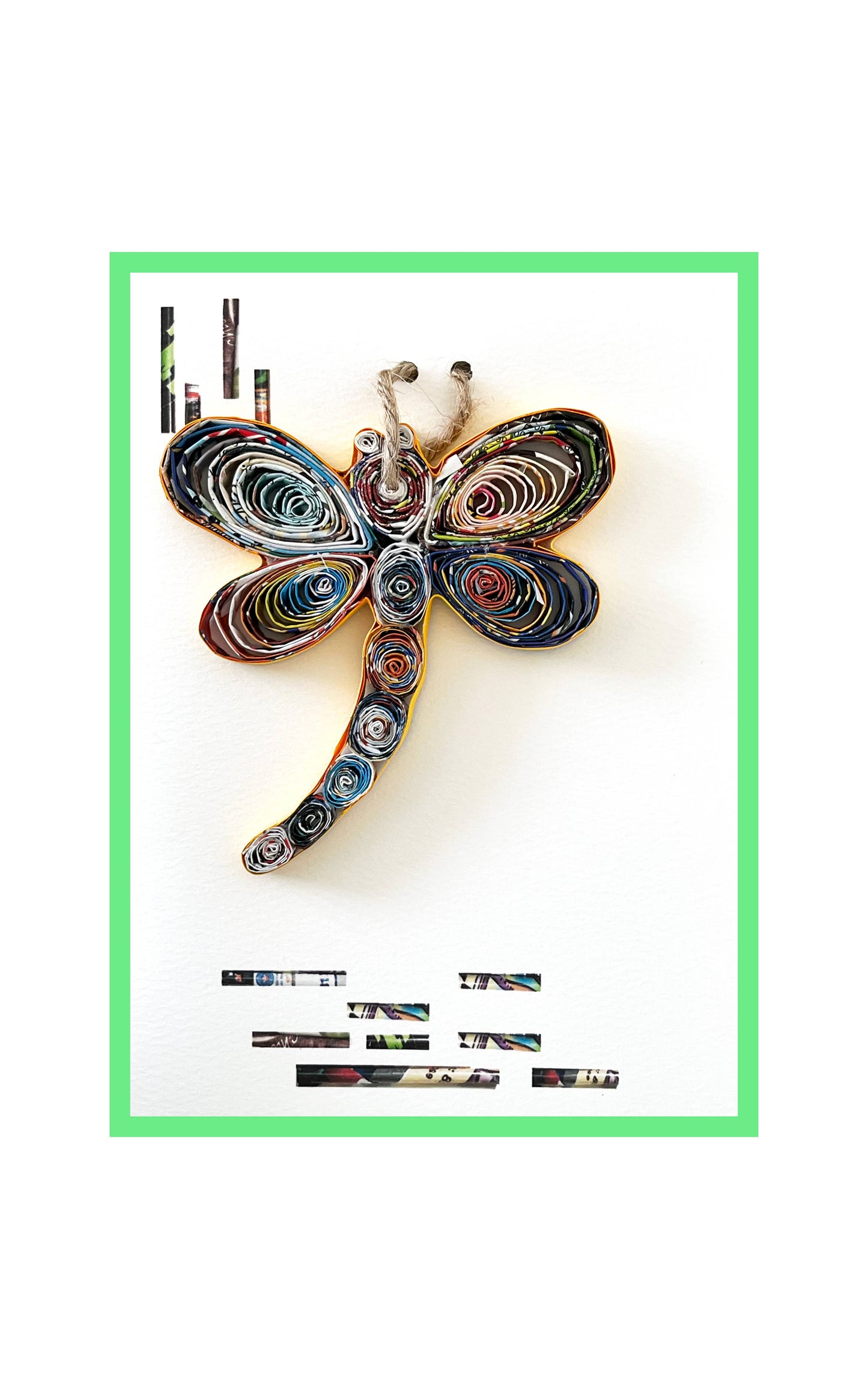 Dragonfly Ornament Card