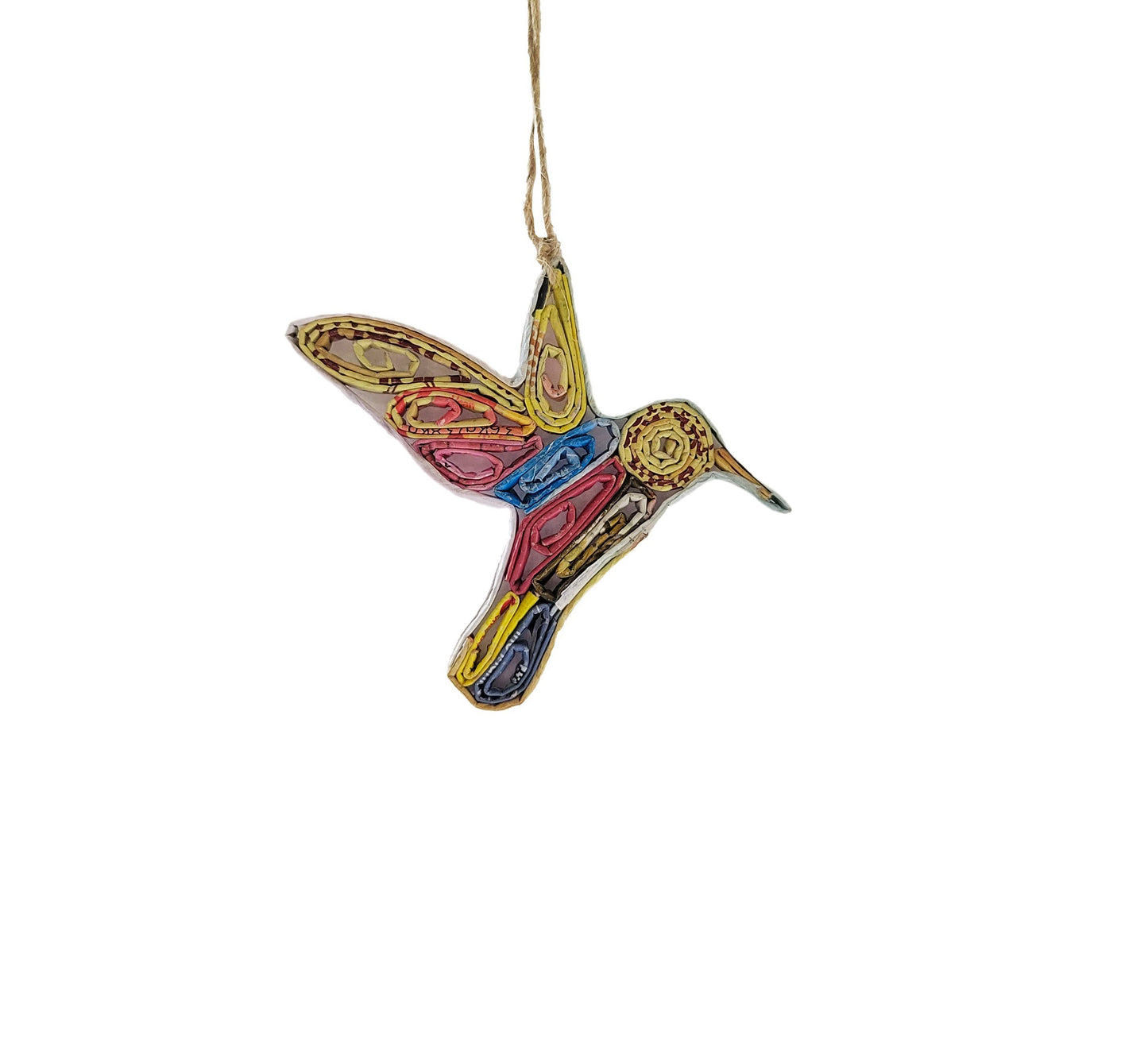 Hummingbird Ornament - Recycled Paper-Eco Friendly