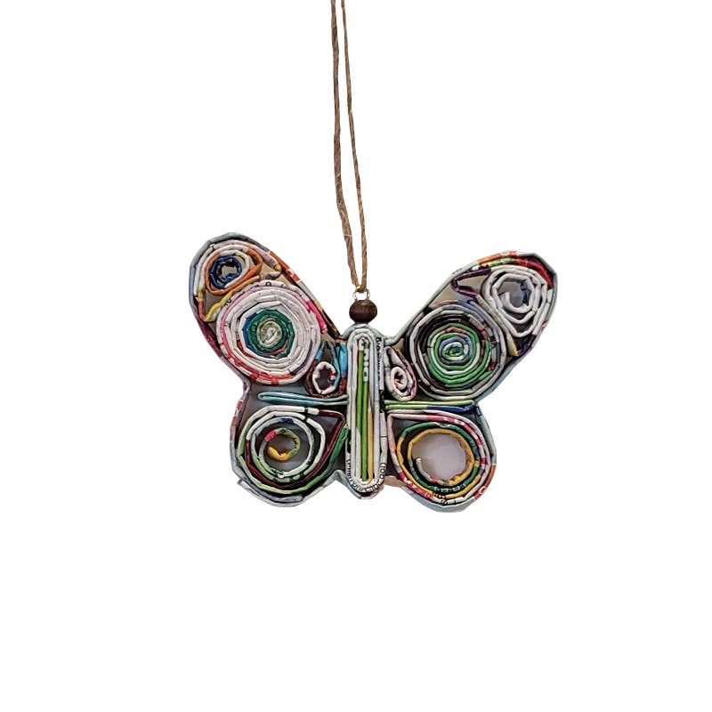 Butterfly Ornament - Recycled Paper-Eco Friendly
