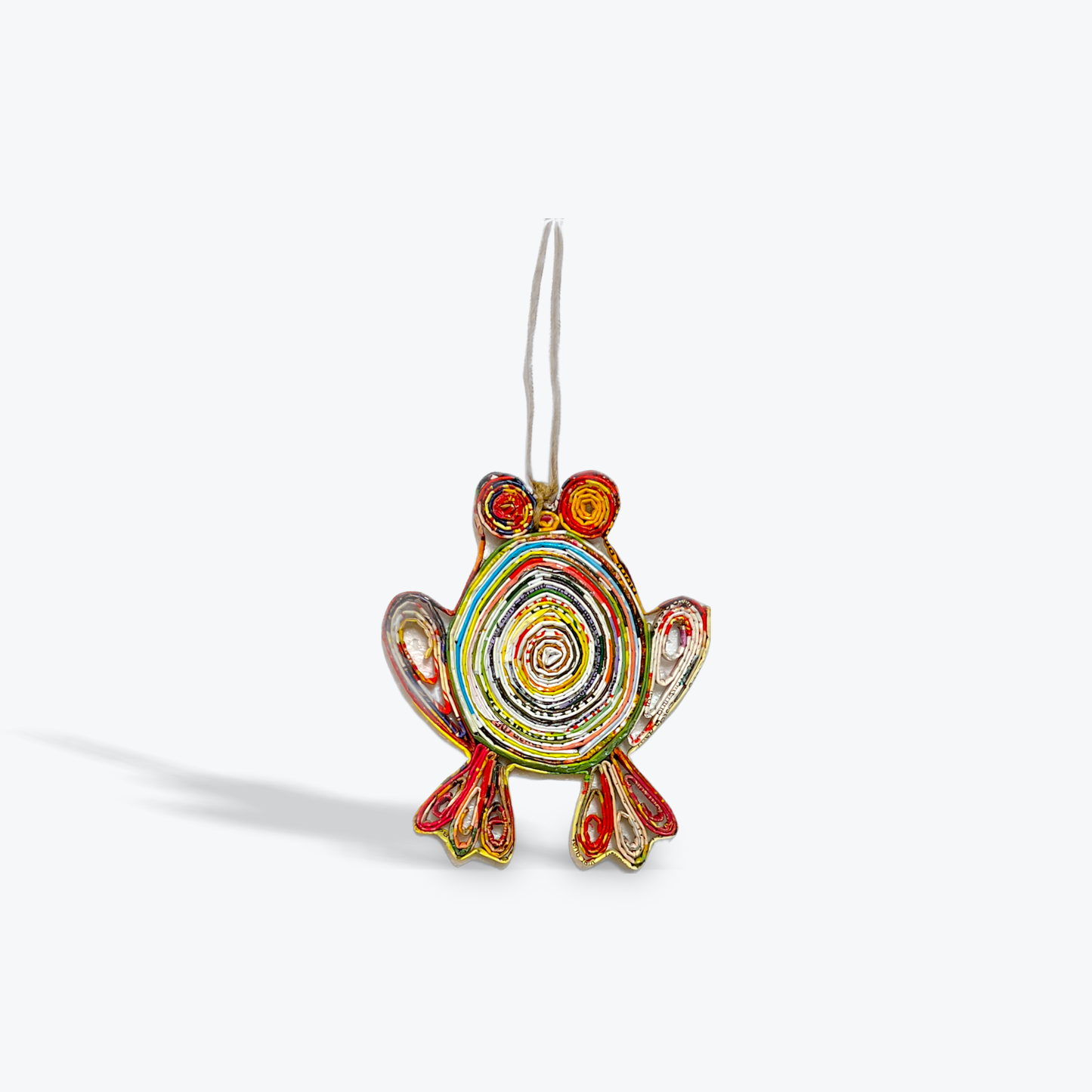 Frog Ornament - Recycled Paper-Eco Friendly