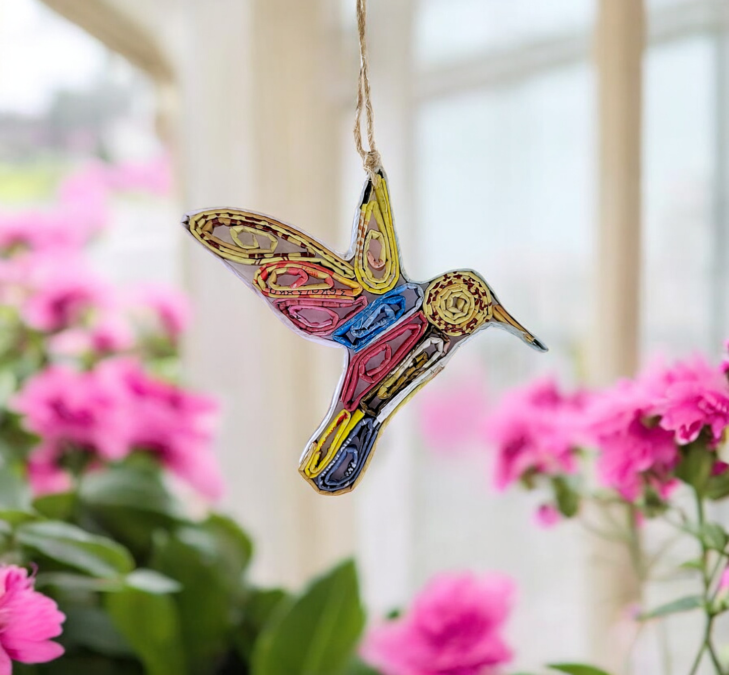 Hummingbird Ornament - Recycled Paper-Eco Friendly