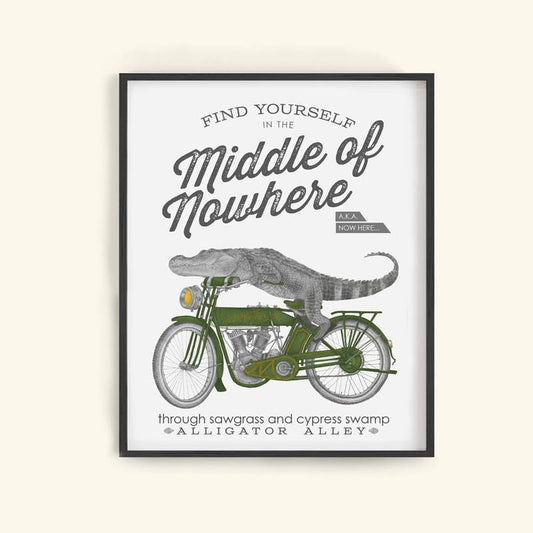 Charlie Bonaventure Alligator Motivational Poster