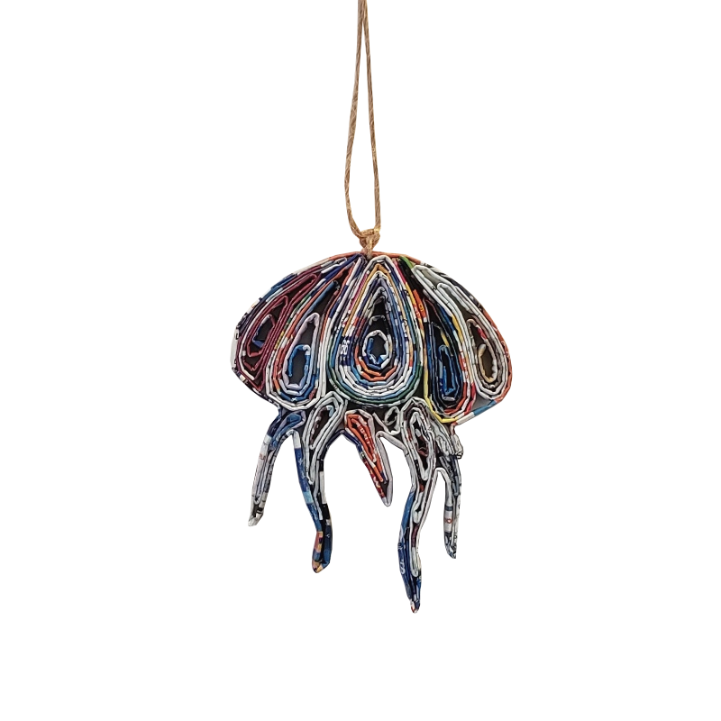 Jellyfish Ornament - Recycled Paper