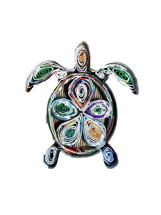 Eco-friendly Handmade Quilling Hawaii Turtle Ornament