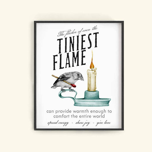 Thomasin Healing Evening Grosbeak Motivational Poster