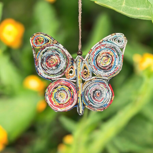 Butterfly Ornament - Recycled Paper-Eco Friendly